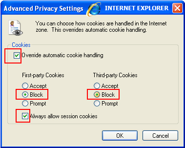 cookies in browser