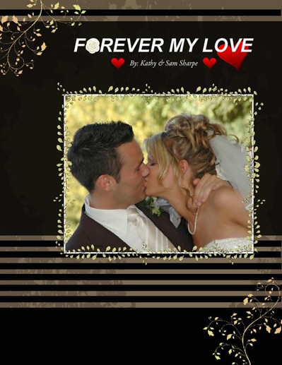 Wedding Love Couple Photo Book, Forever Bliss Theme