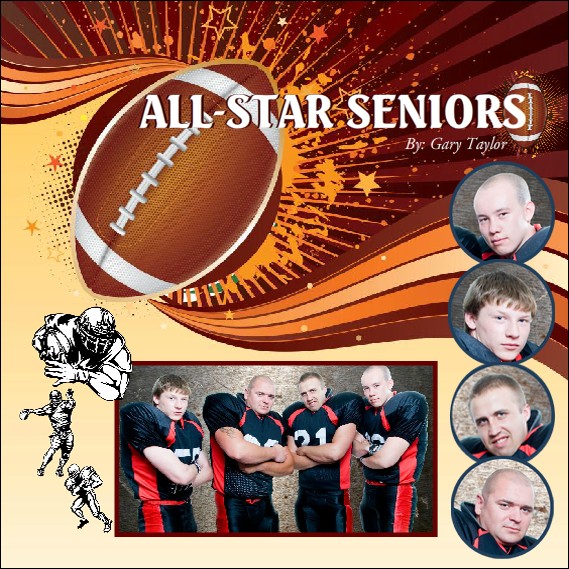 All-Star Football Photo Book, Football Fantastic Theme