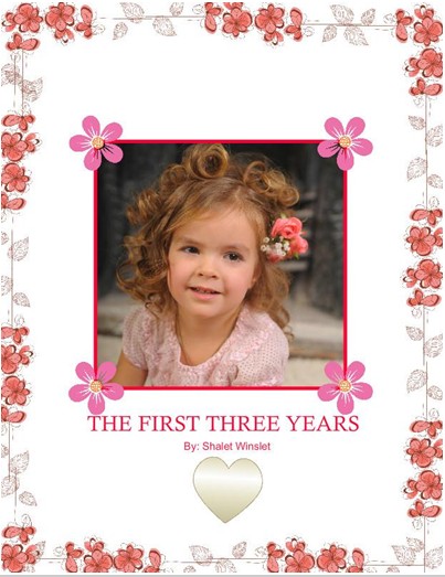 Little Girl Photobook, Classic White Theme