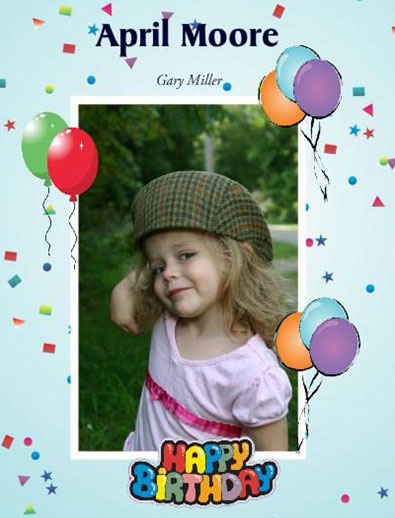 precious-birthday-girl-photo book for little girls