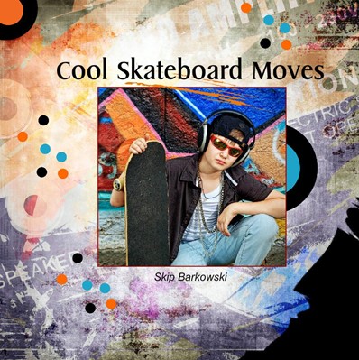 Skateboarding Photo Albums, Grunge Theme