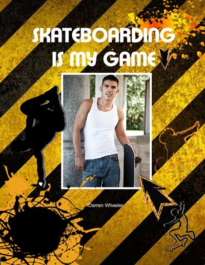 Guys Skateboarding Photo Albums, Industrial Theme