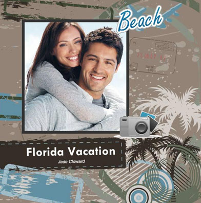 Vacation Photo Book, Summer Beach Theme